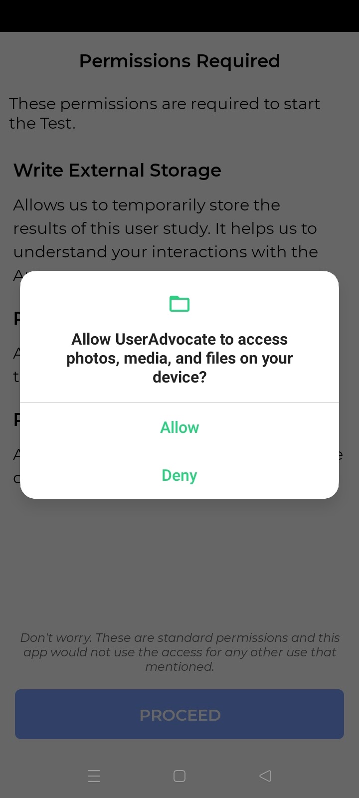 How to take an Android App User Study on Mobile/Tablet?